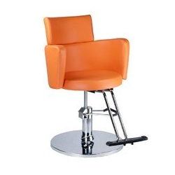 Fotel fryzjerski LUIGI BR-3927 pomarańczowy